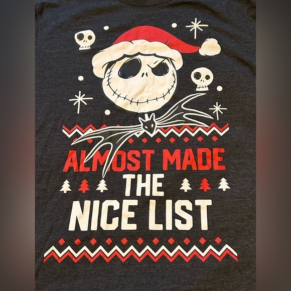Disney Nightmare Before Christmas Jack Skellington Tee Shirt Size Large Adult - Picture 5 of 6